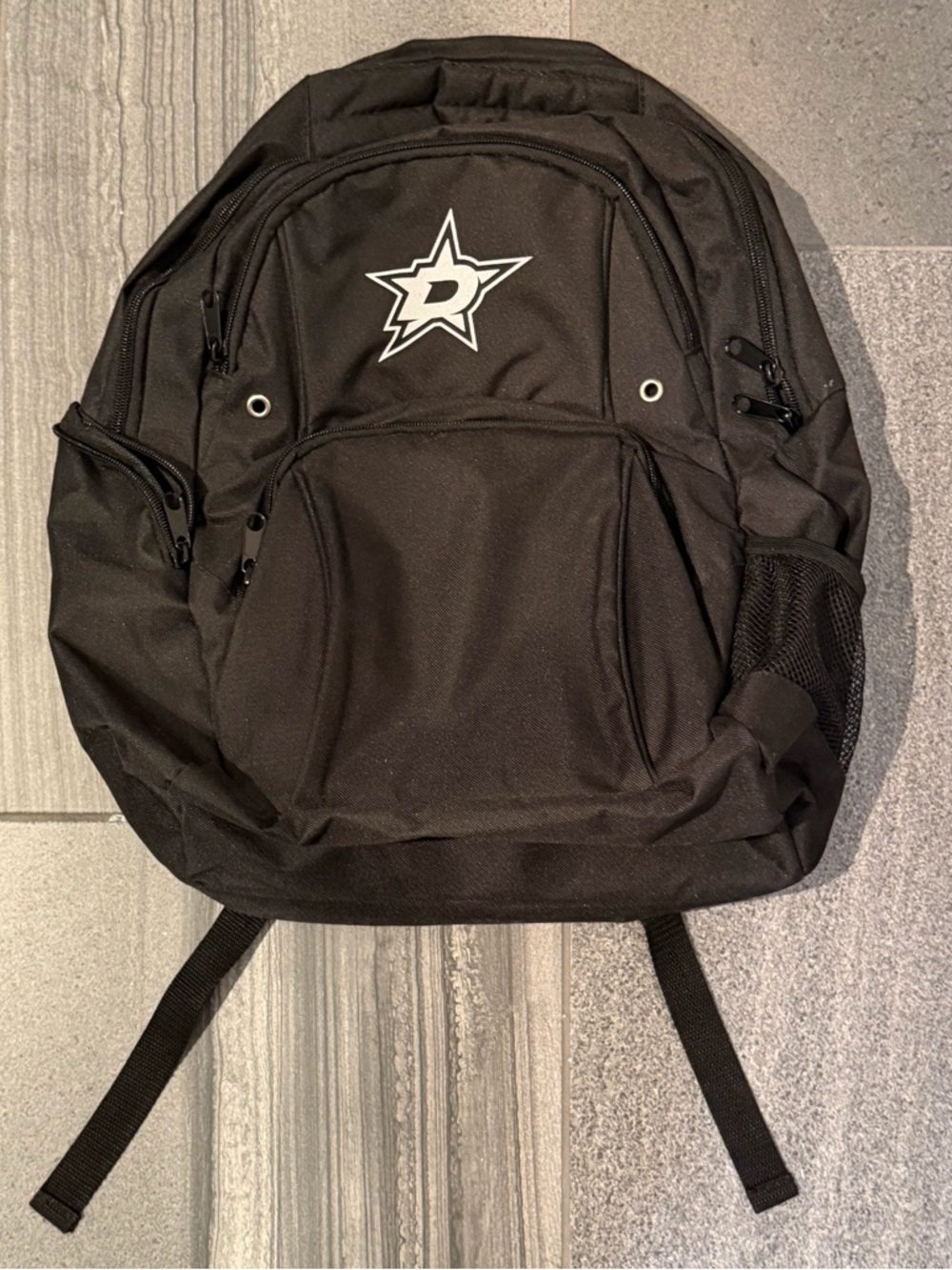Dallas stars black backpack